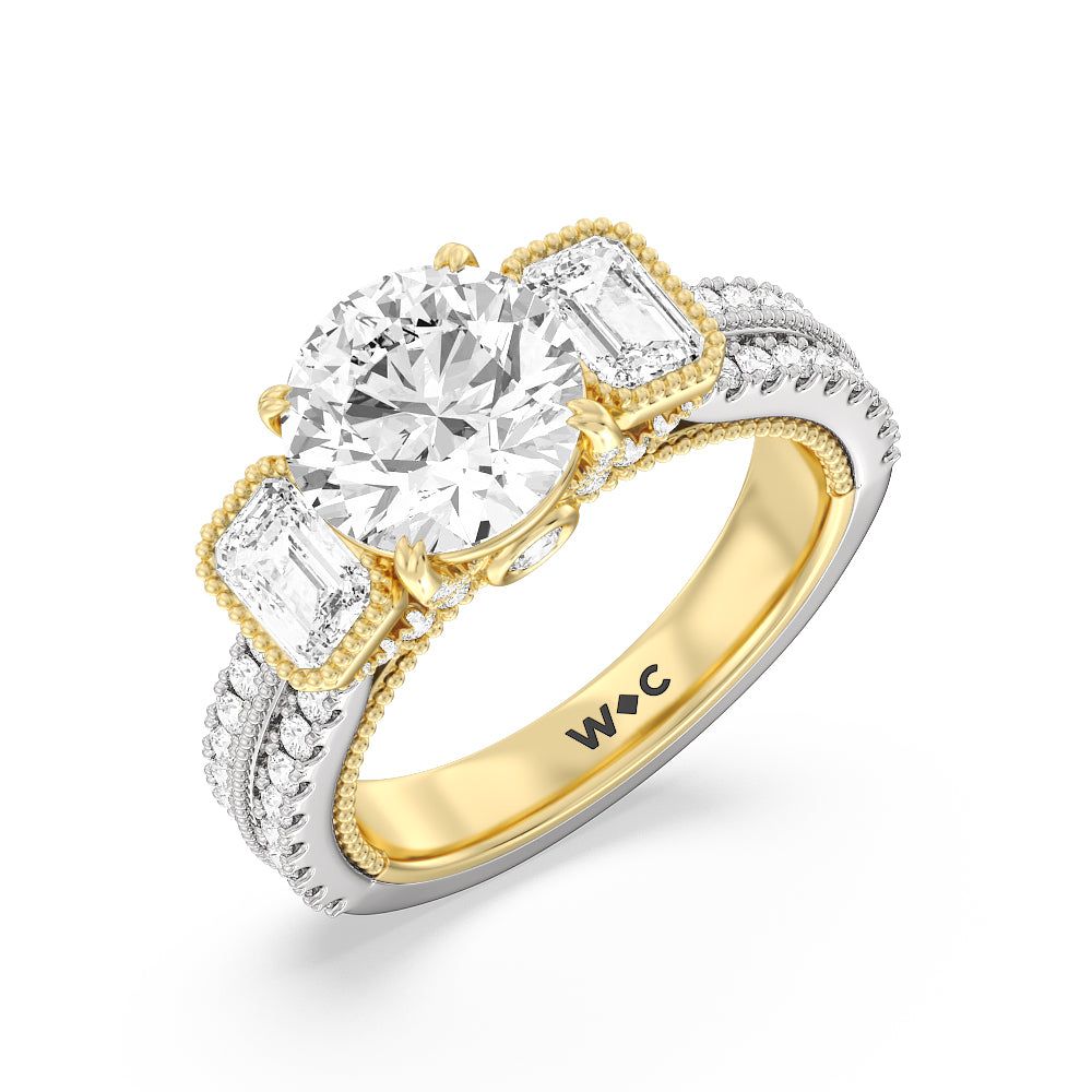Three stone hudson diamond ring Clearance