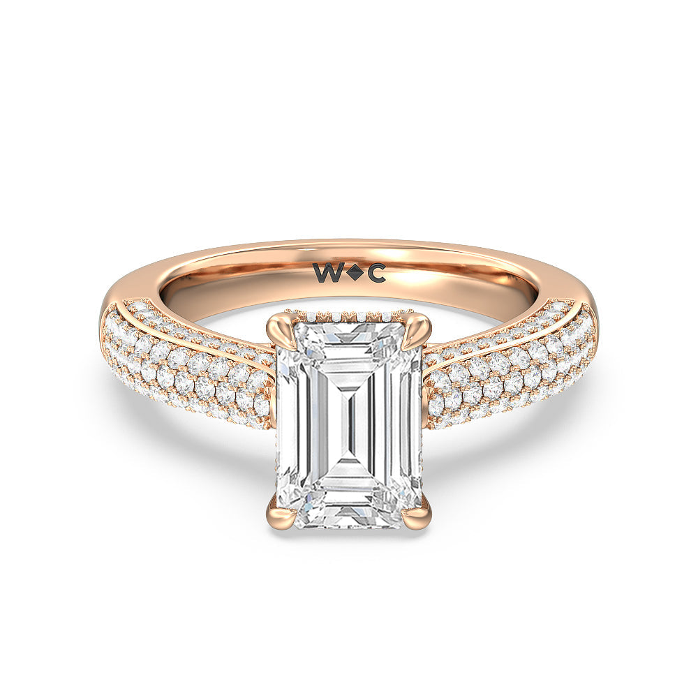 Shah Luxury PRP0074EC-W-.50 Engagement rings | Morgan Jewelers