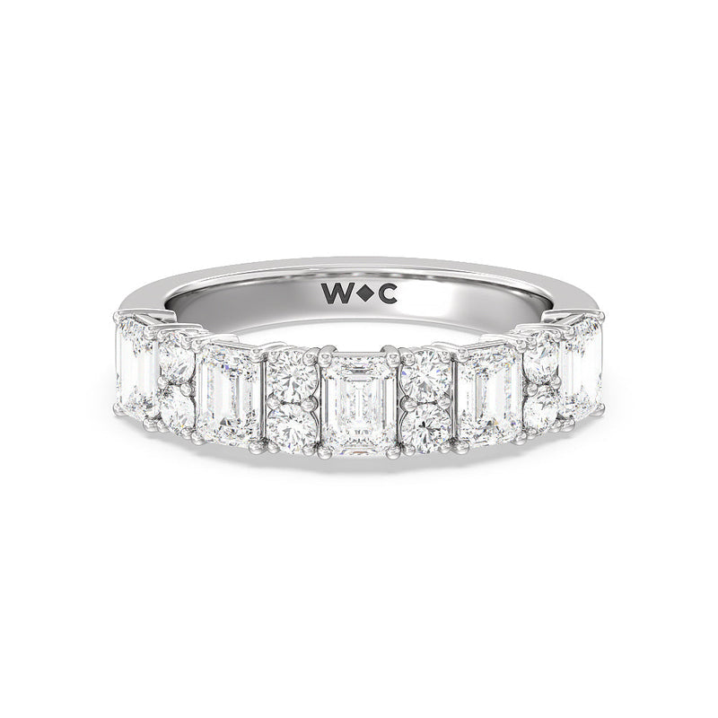 Emerald Station Anniversary Ring