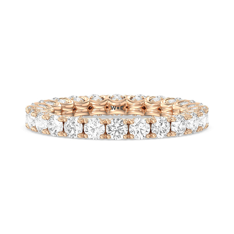 Split Prong Basket Eternity Ring