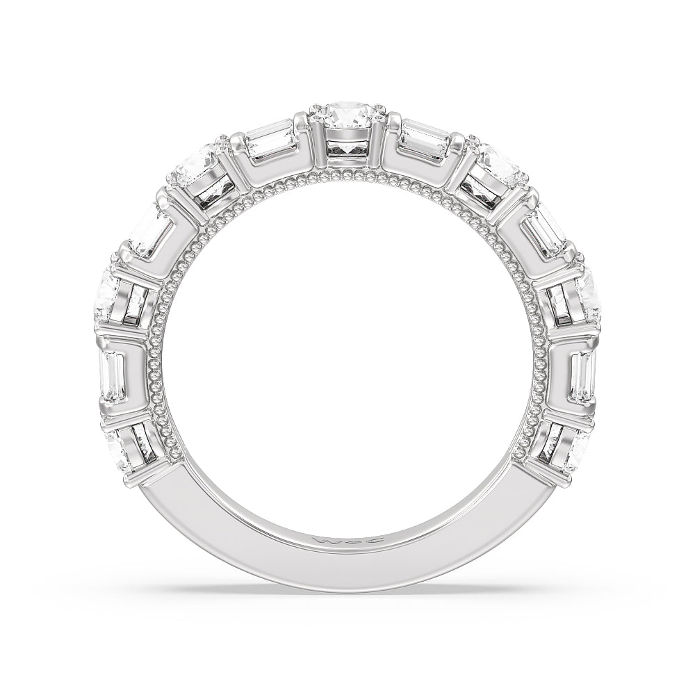 The Fraunces Anniversary Ring with Platinum / Natural / 1 7/8 Cut Diamond in 14KT Platinum / Natural / 1 7/8 view 2
