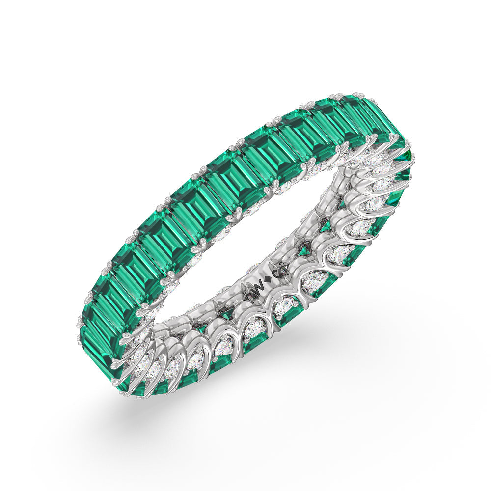 【2024】お歳暮・冬ギフト | 高島屋オンラインスト Split Emerald Created Prong Clarity With – Ring Eternity Basket 12号～