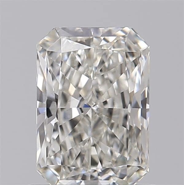 1.0 Carat Radiant Lab Diamond with  Cut Diamond in 14KT  view 1
