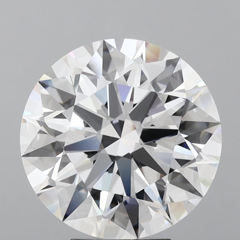 6.25 Carat Round Lab Diamond with  Cut Diamond in 14KT  view 1
