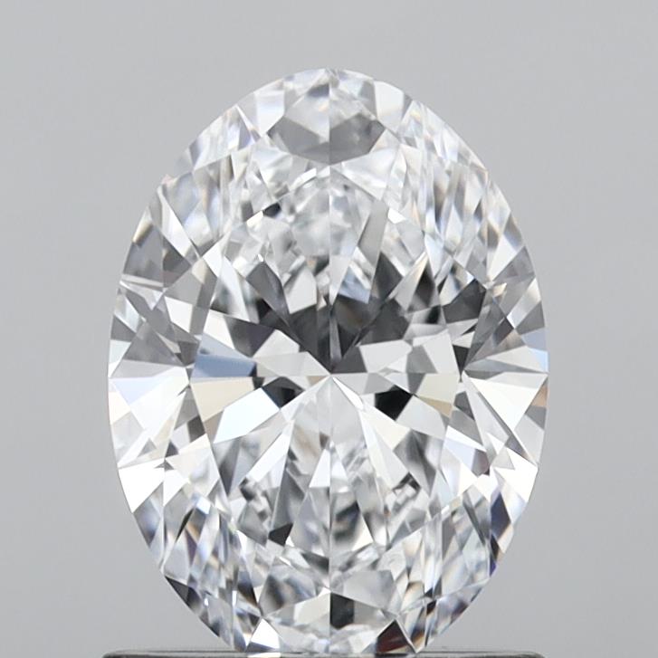 1.13 Carat Oval Lab Diamond with  Cut Diamond in 14KT  view 1

