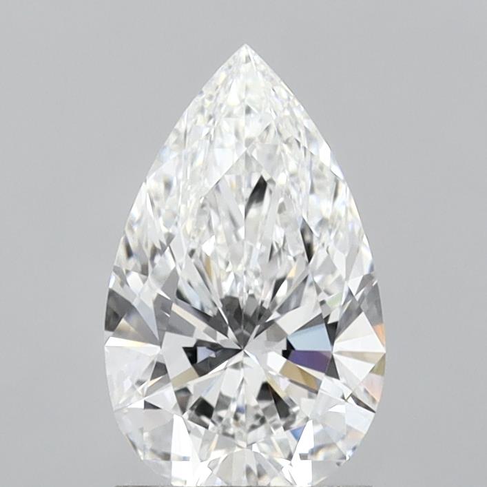 1.53 Carat Pear Lab Diamond with  Cut Diamond in 14KT  view 1
