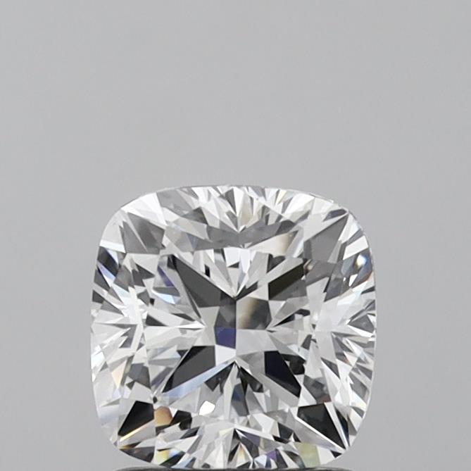 1.42 Carat Cushion Lab Diamond with  Cut Diamond in 14KT  view 1
