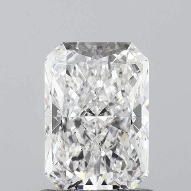 1.03 Carat Radiant Lab Diamond with  Cut Diamond in 14KT  view 1

