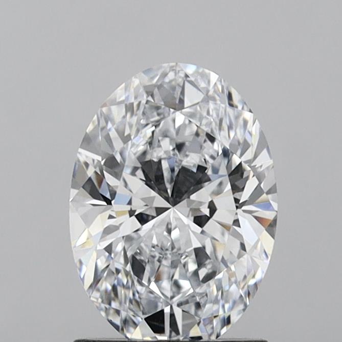 1.45 Carat Oval Lab Diamond with  Cut Diamond in 14KT  view 1
