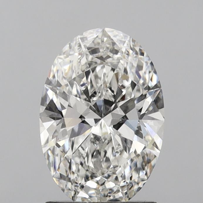 1.72 Carat Oval Lab Diamond with  Cut Diamond in 14KT  view 1
