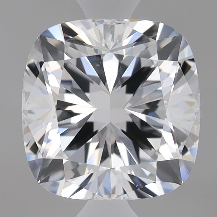 1.16 Carat Cushion Lab Diamond with  Cut Diamond in 14KT  view 1
