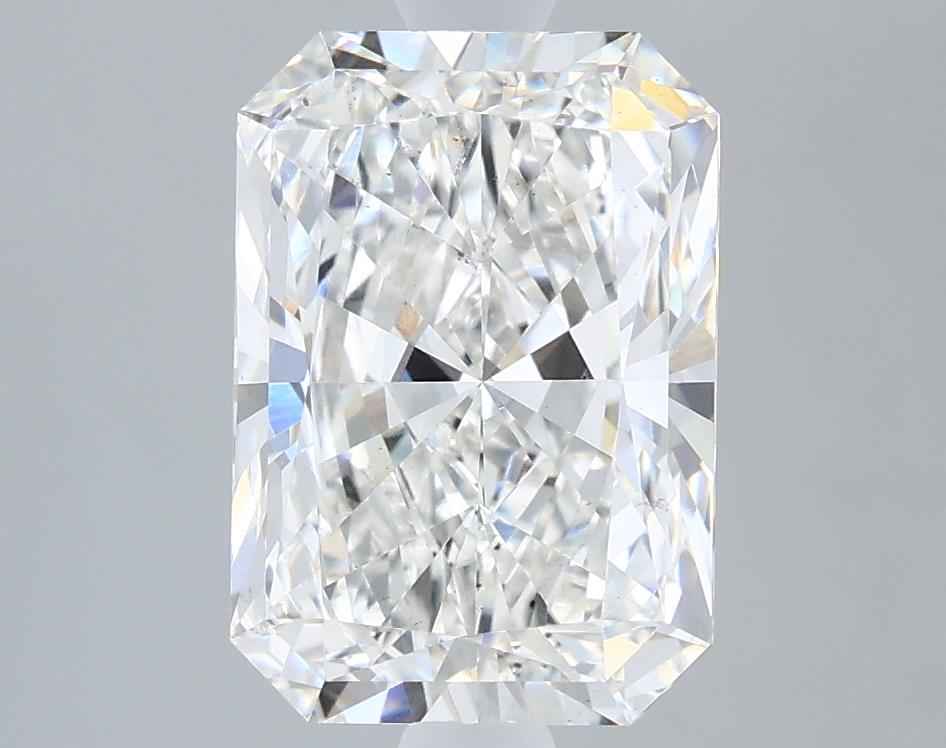 2.61 Carat Radiant Lab Diamond with  Cut Diamond in 14KT  view 1
