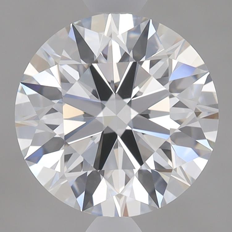 2.82 Carat Round Lab Diamond with  Cut Diamond in 14KT  view 1
