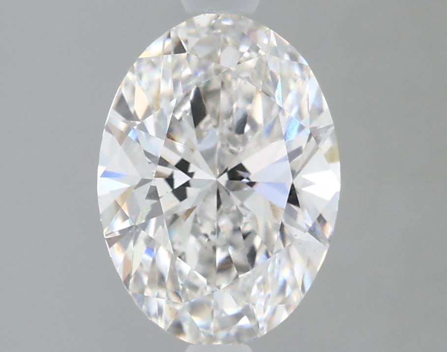 1.58 Carat Oval Lab Diamond with  Cut Diamond in 14KT  view 1
