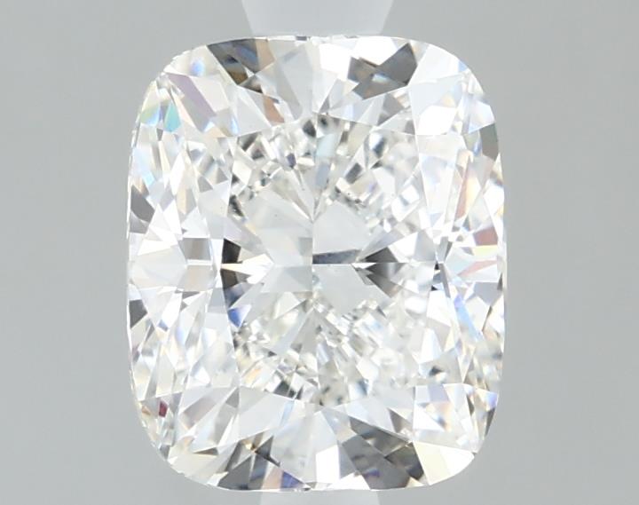 1.5 Carat Cushion Lab Diamond with  Cut Diamond in 14KT  view 1
