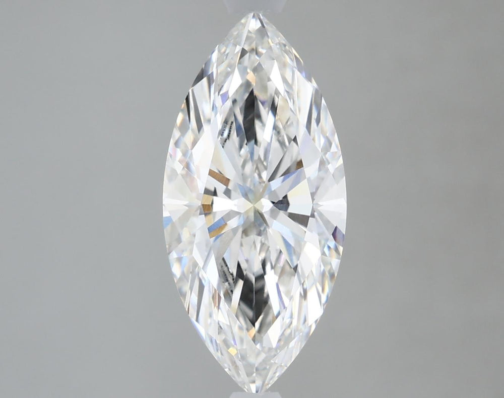 2.06 Carat Marquise Lab Diamond with  Cut Diamond in 14KT  view 1
