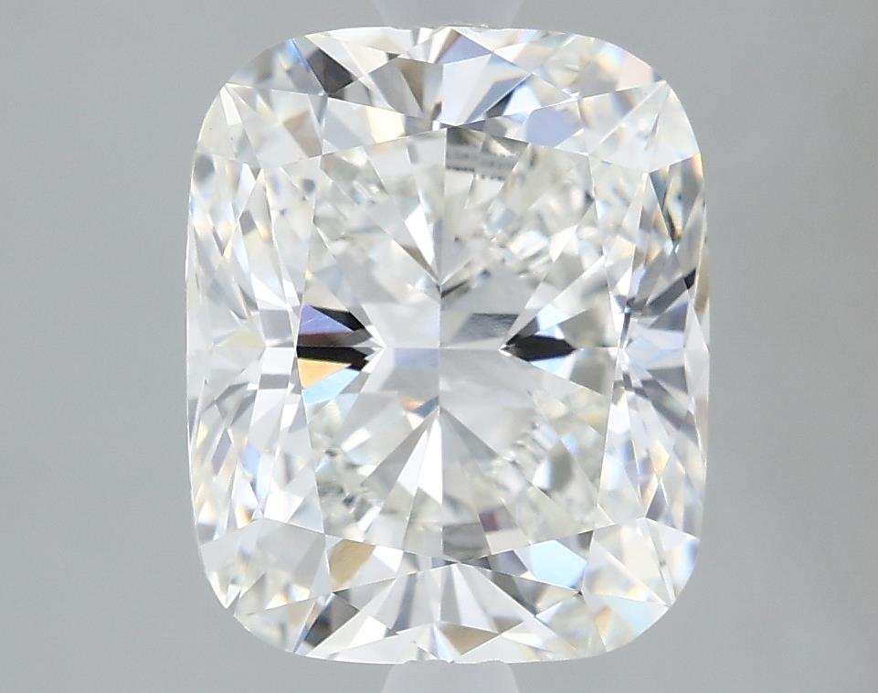 2.79 Carat Cushion Lab Diamond with  Cut Diamond in 14KT  view 1
