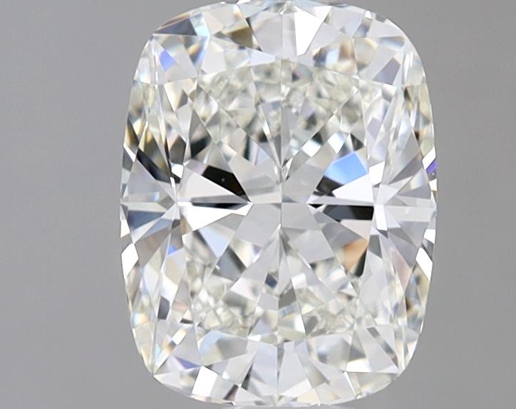 1.52 Carat Cushion Lab Diamond with  Cut Diamond in 14KT  view 1
