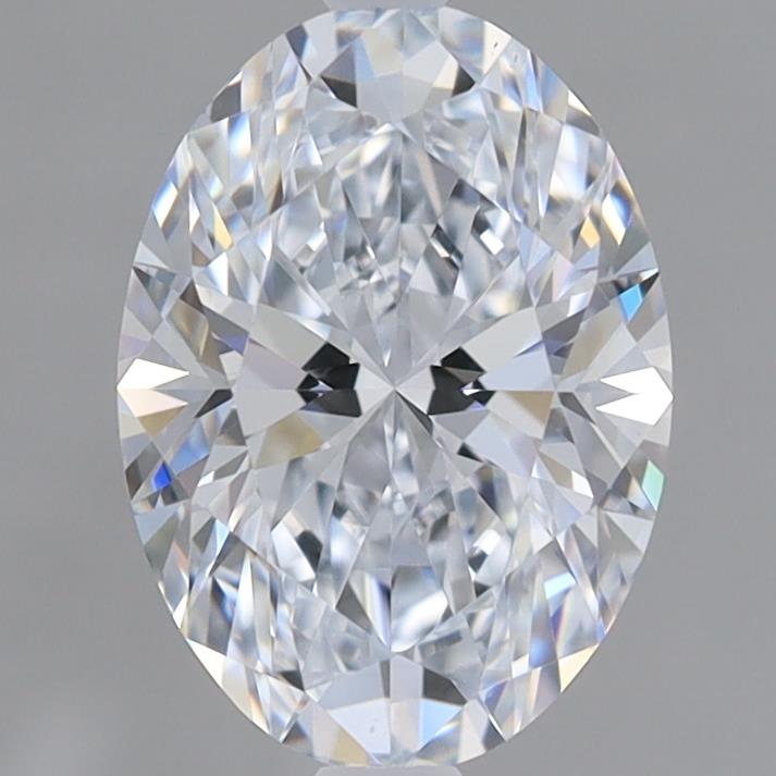 1.14 Carat Oval Lab Diamond with  Cut Diamond in 14KT  view 1
