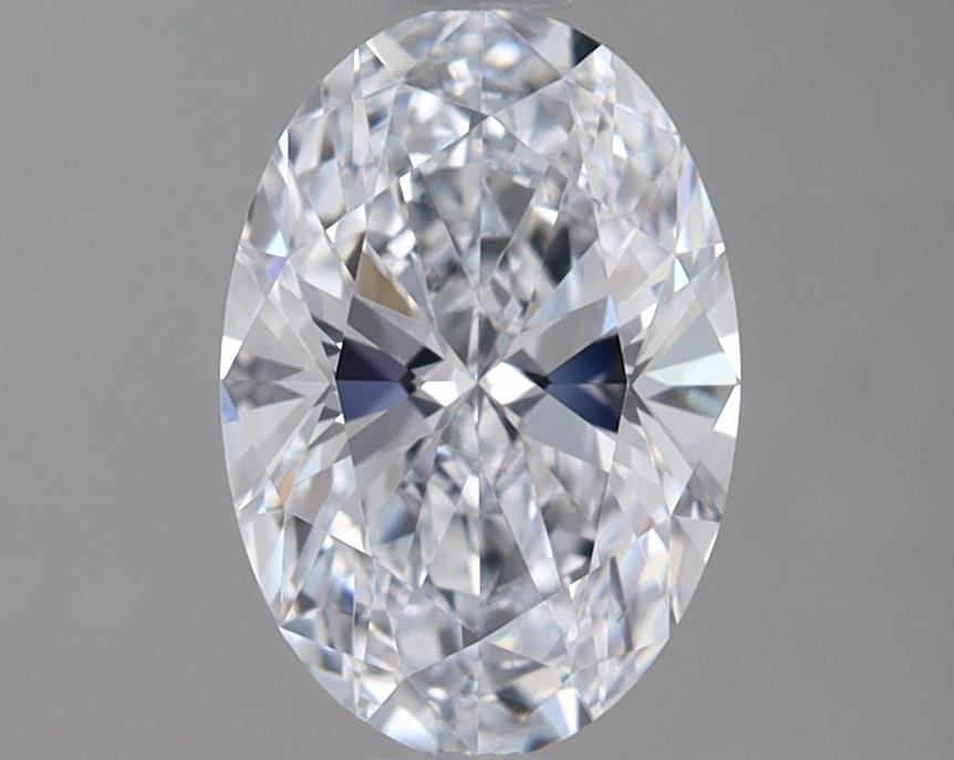 1.31 Carat Oval Lab Diamond with  Cut Diamond in 14KT  view 1
