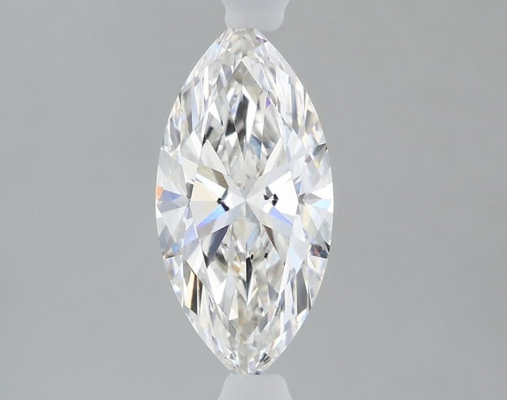 1.02 Carat Marquise Lab Diamond with  Cut Diamond in 14KT  view 1
