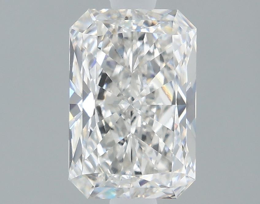 1.23 Carat Radiant Lab Diamond with  Cut Diamond in 14KT  view 1
