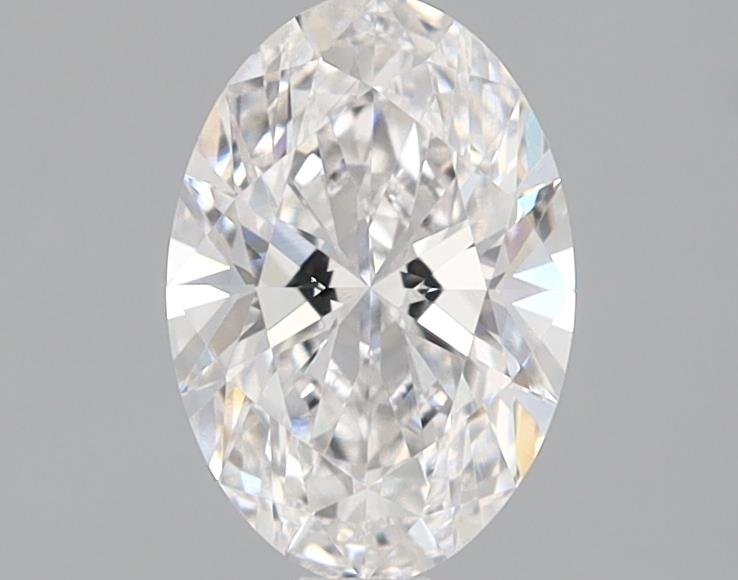 1.02 Carat Oval Lab Diamond with  Cut Diamond in 14KT  view 1
