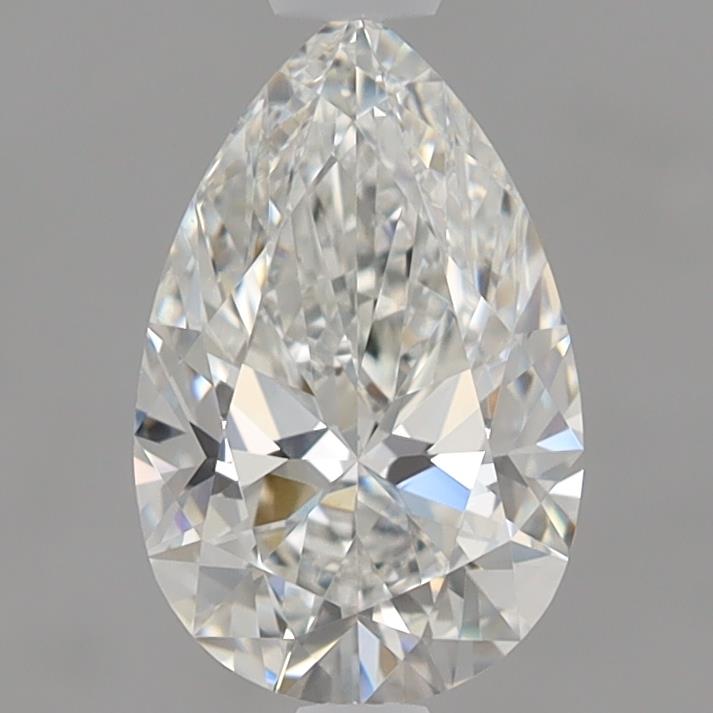1.16 Carat Pear Lab Diamond with  Cut Diamond in 14KT  view 1
