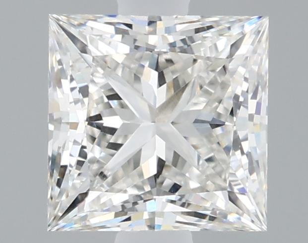 1.14 Carat Princess Lab Diamond with  Cut Diamond in 14KT  view 1

