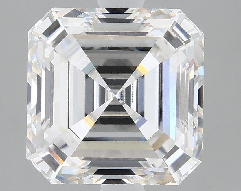 2.54 Carat Emerald Lab Diamond with  Cut Diamond in 14KT  view 1

