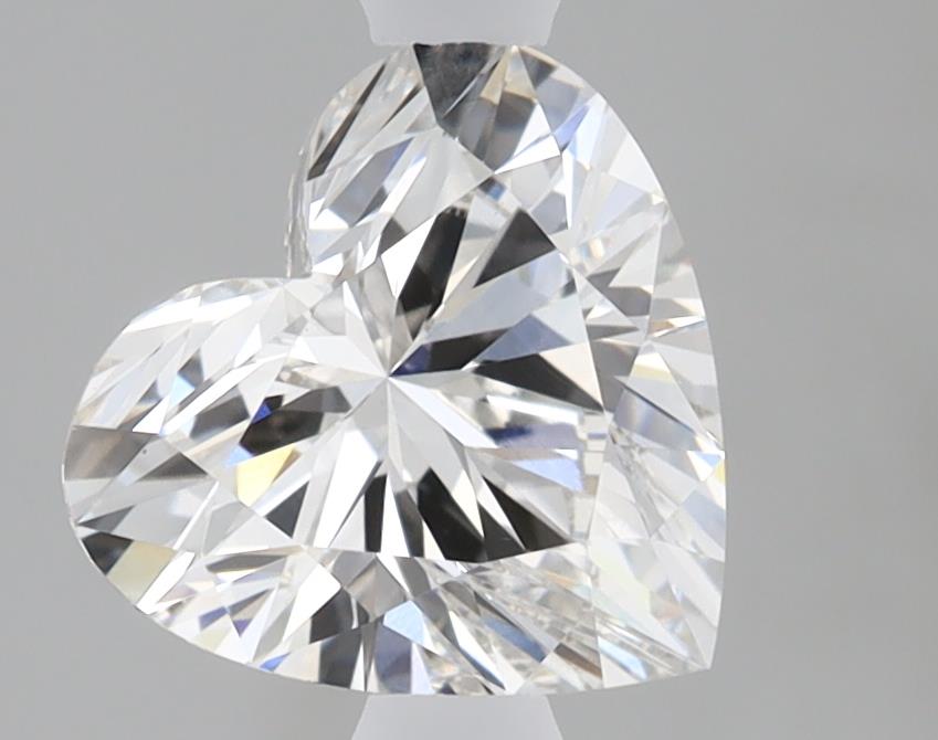 1.15 Carat Heart Lab Diamond with  Cut Diamond in 14KT  view 1
