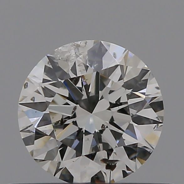 0.41 Carat Round Natural Diamond with  Cut Diamond in 14KT  view 1
