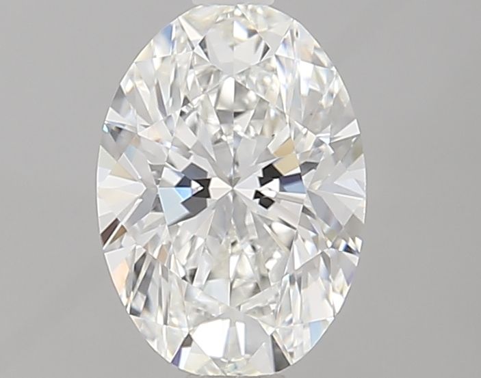 1.61 Carat Oval Lab Diamond with  Cut Diamond in 14KT  view 1
