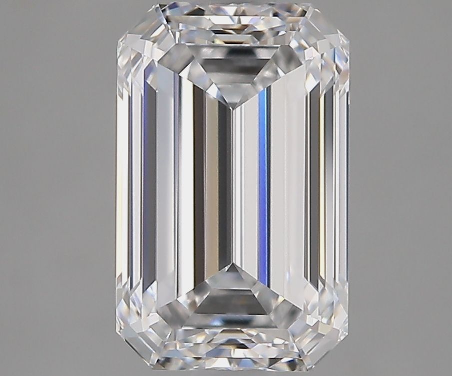 2.53 Carat Emerald Natural Diamond with  Cut Diamond in 14KT  view 1
