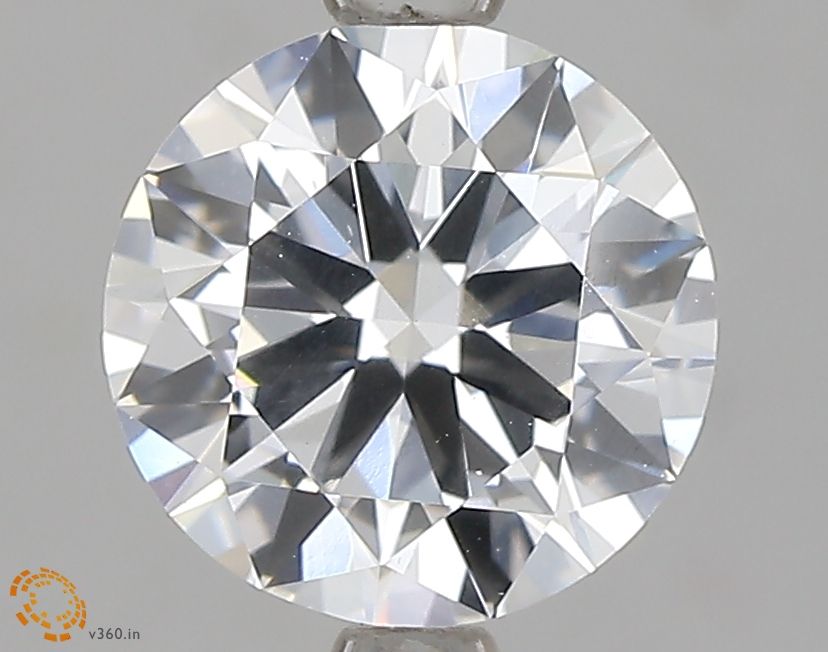 1.5 Carat Round Lab Diamond with  Cut Diamond in 14KT  view 1
