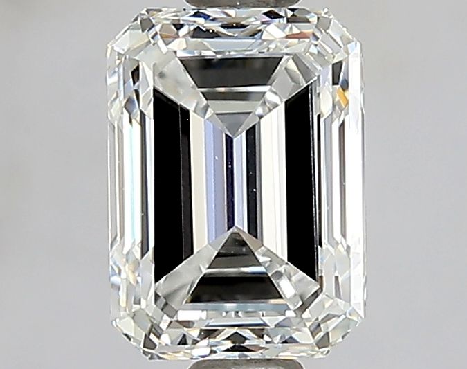 0.92 Carat Emerald Natural Diamond with  Cut Diamond in 14KT  view 1
