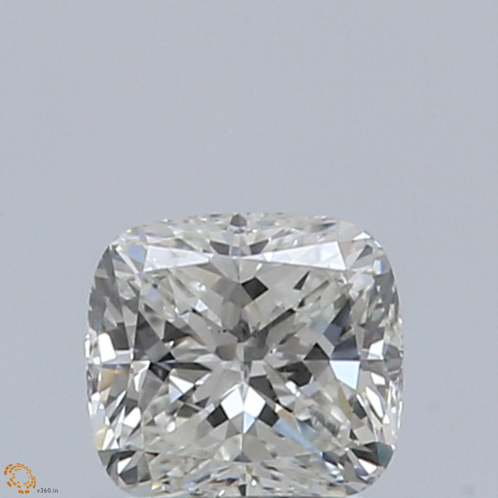 0.8 Carat CUSHION Natural Diamond with  Cut Diamond in 14KT  view 1
