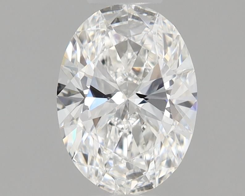 0.84 Carat Oval Lab Diamond with  Cut Diamond in 14KT  view 1
