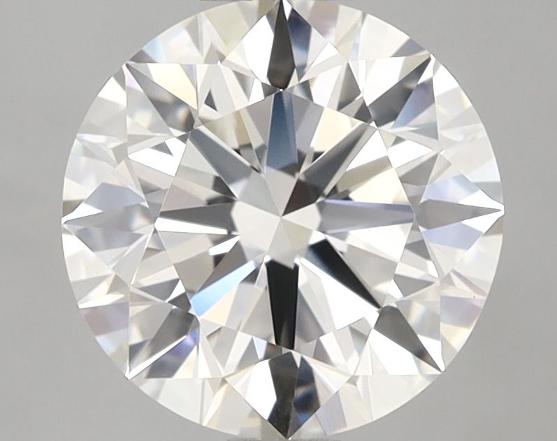 2.55 Carat Round Natural Diamond with  Cut Diamond in 14KT  view 1
