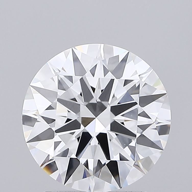 2.07 Carat Round Lab Diamond with  Cut Diamond in 14KT  view 1

