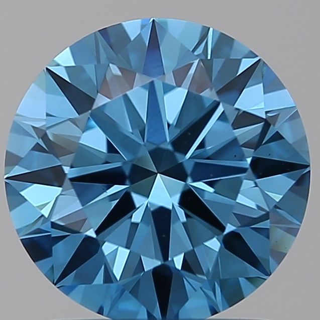 1.56 Carat Round Lab Diamond with  Cut Diamond in 14KT  view 1
