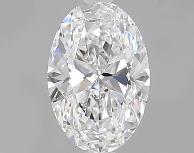 1.0 Carat Oval Lab Diamond with  Cut Diamond in 14KT  view 1
