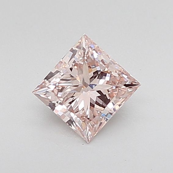 1.03 Carat Princess Lab Diamond with  Cut Diamond in 14KT  view 1
