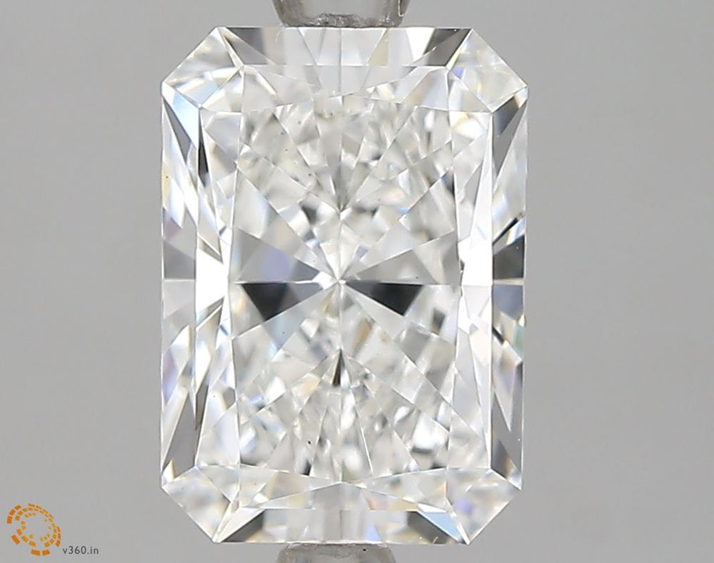 2.0 Carat Radiant Lab Diamond with  Cut Diamond in 14KT  view 1
