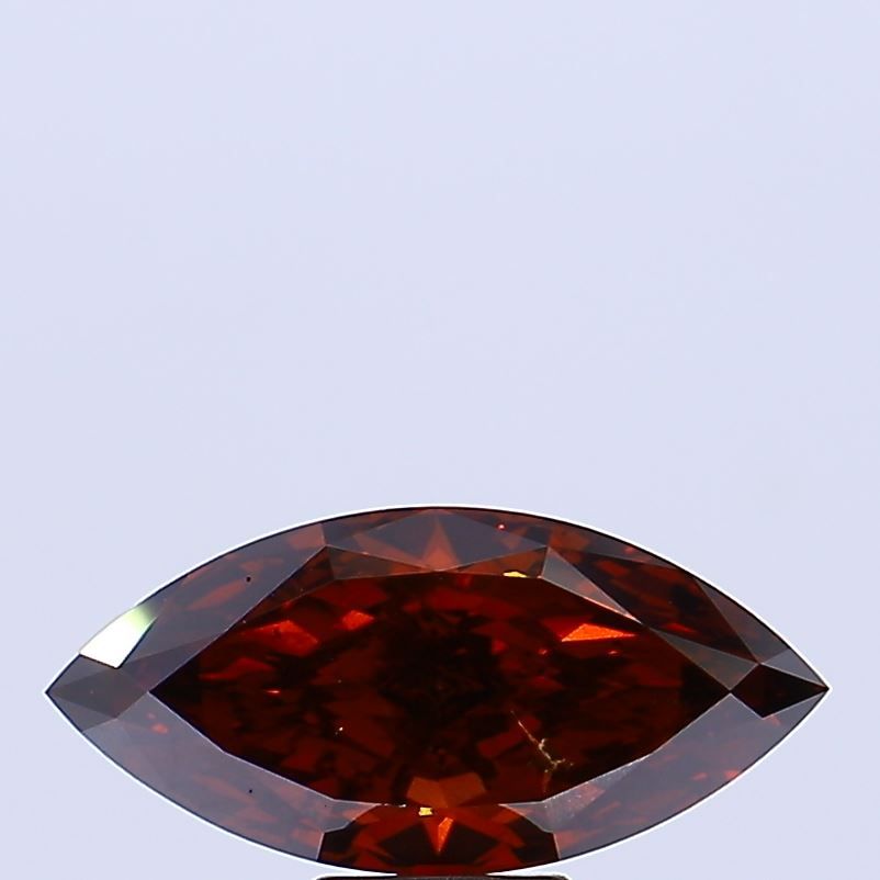 5.03 Carat Marquise Lab Diamond with  Cut Diamond in 14KT  view 1
