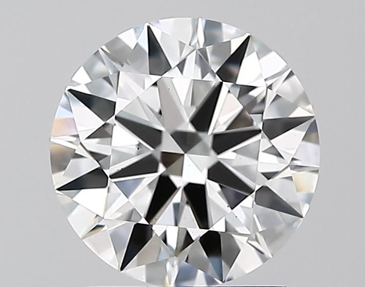 1.86 Carat Round Lab Diamond with  Cut Diamond in 14KT  view 1
