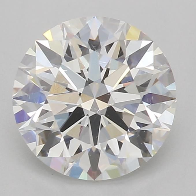 1.4 Carat Round Natural Diamond with  Cut Diamond in 14KT  view 1
