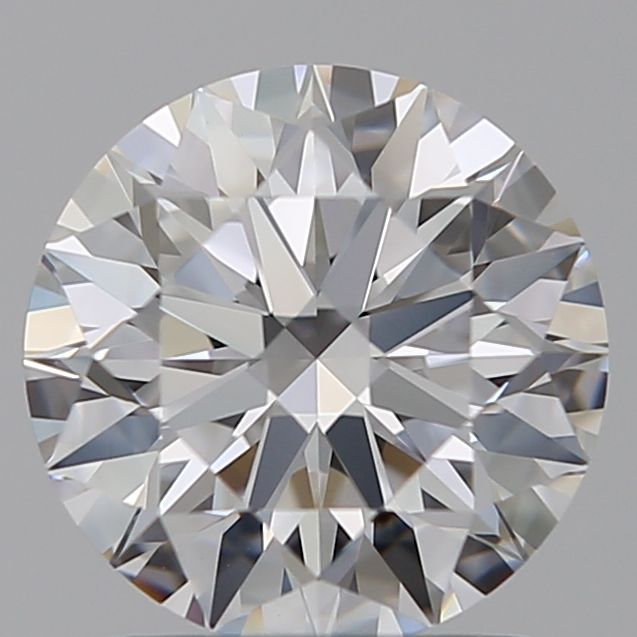 1.52 Carat Round Lab Diamond with  Cut Diamond in 14KT  view 1
