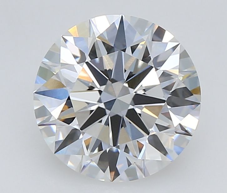 2.41 Carat Round Lab Diamond with  Cut Diamond in 14KT  view 1
