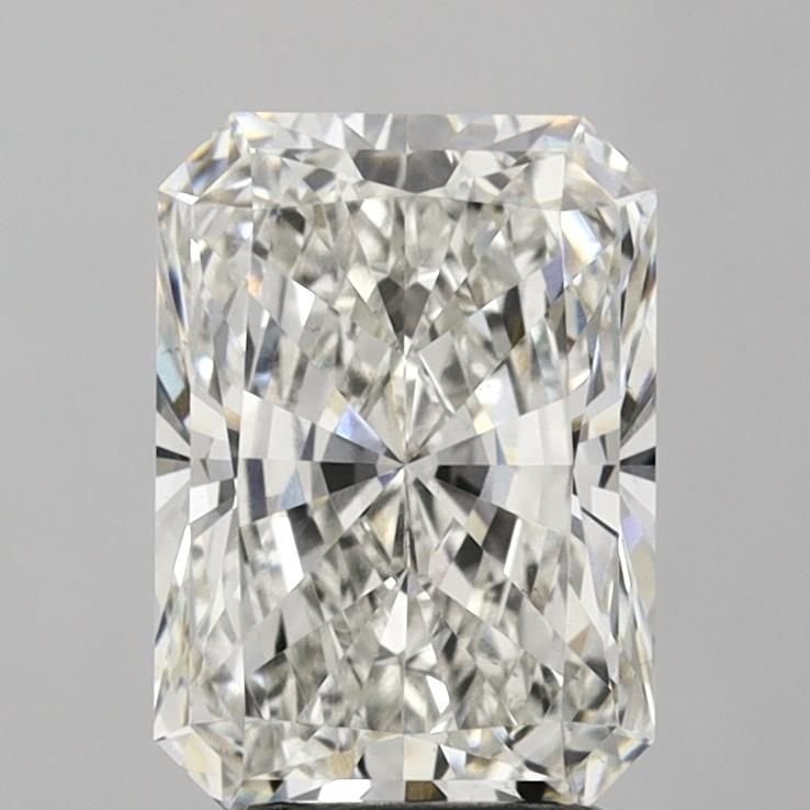 3.02 Carat Radiant Lab Diamond with  Cut Diamond in 14KT  view 1
